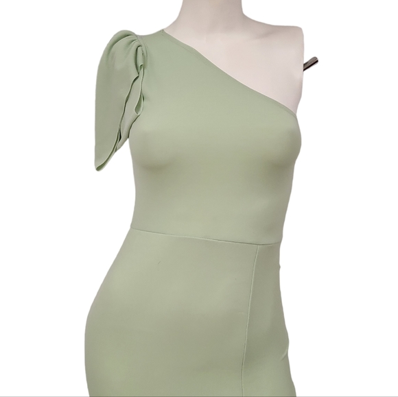 New with Tags Pretty Little Things One Shoulder Bodycon Dress size 2 - Picture 7 of 12